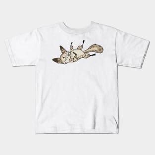 Loth Cat lounging Kids T-Shirt